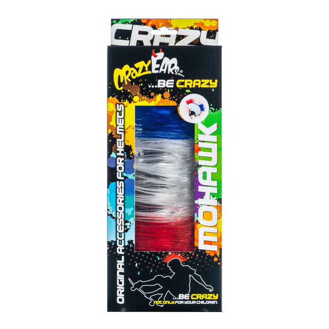 Crazy Ears - Mohawk - Red, White & Blue