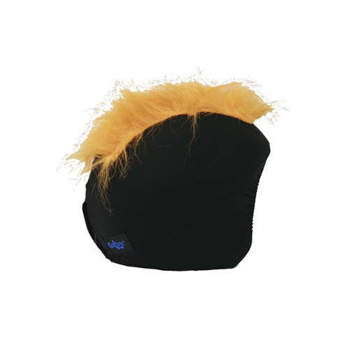 Coolcasc - Show Time Fluffy Orange Mohican Helmet cover