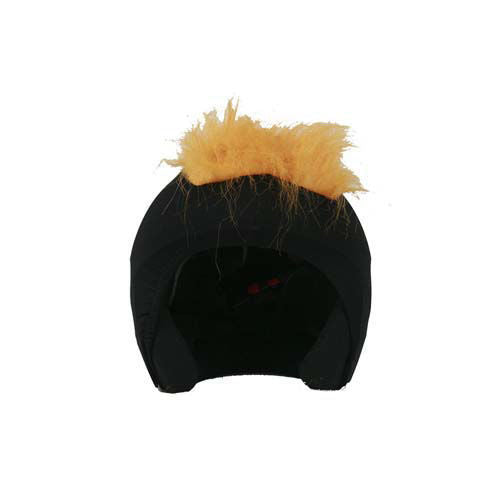 Coolcasc - Show Time Fluffy Orange Mohican Helmet cover