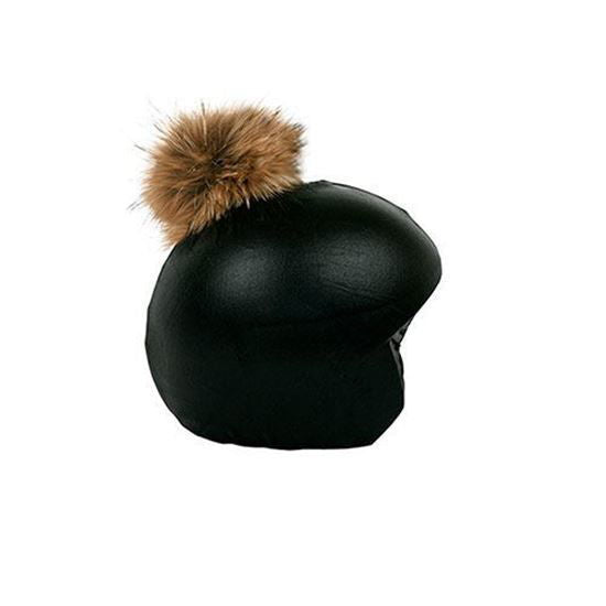 Coolcasc - Exclusive Pom Pom Black/Brown Cover (Black cover Brown Pom Pom)