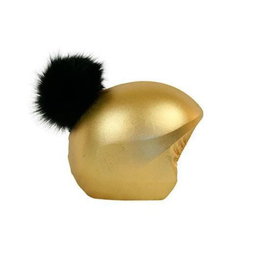 Coolcasc - Exclusive Pom Pom Gold/black Cover ( Gold Cover Black Pom Pom)