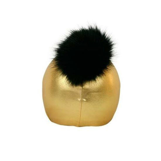 Coolcasc - Exclusive Pom Pom Gold/black Cover ( Gold Cover Black Pom Pom)