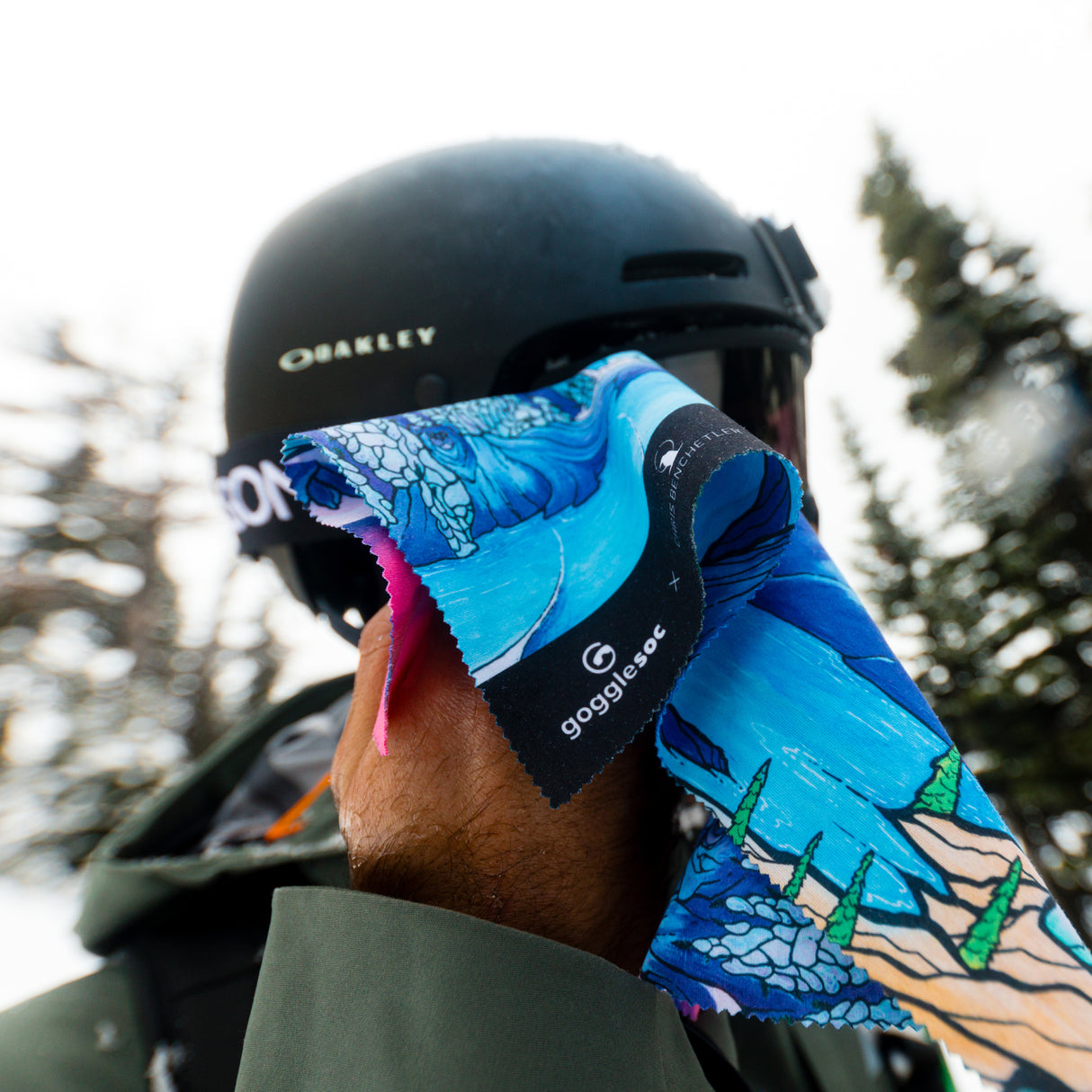 Gogglesoc Swipeout lens cloth - Into the white room Swipeout