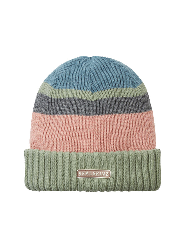 Sealkinz - Cromer Roll Cuff Striped Beanie