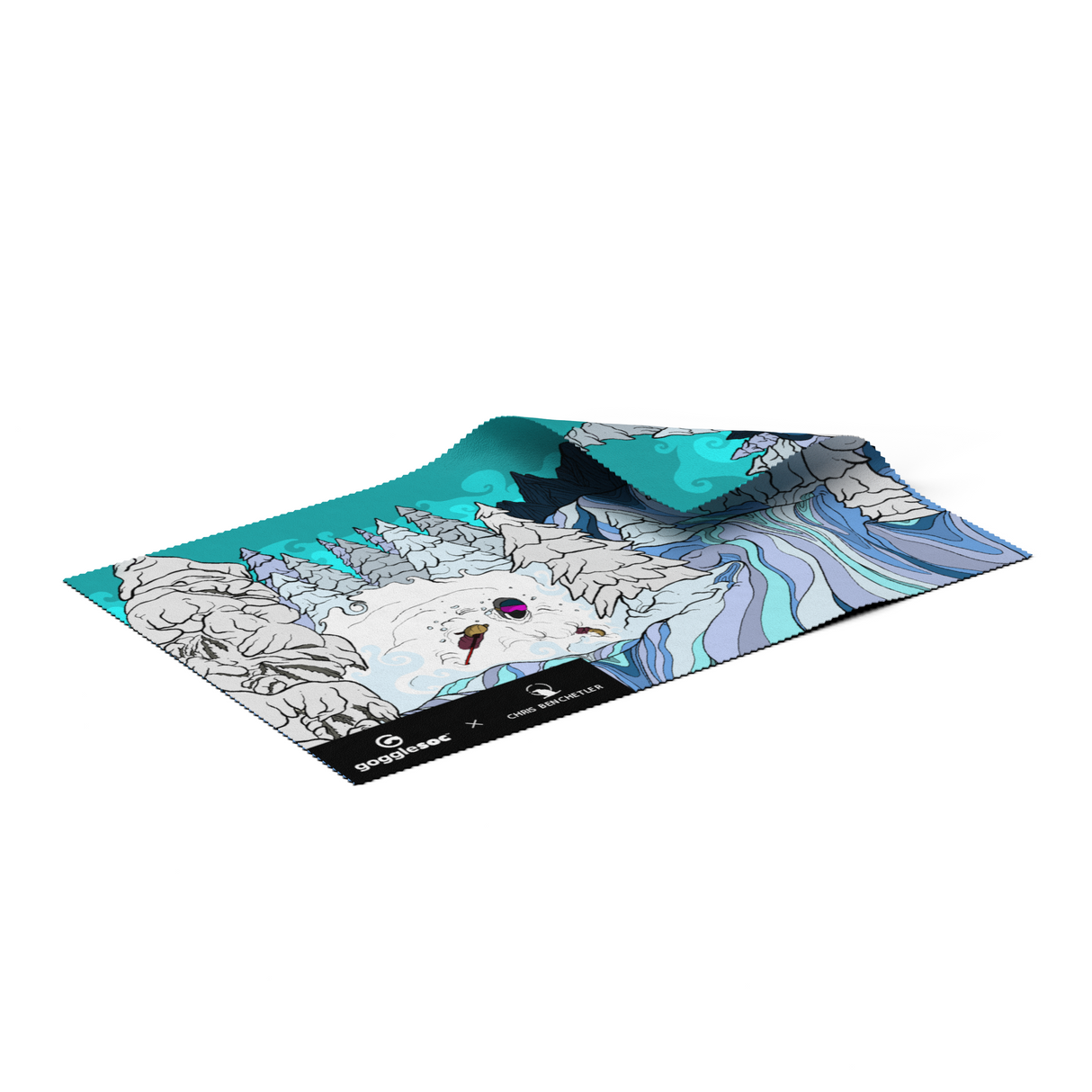 Gogglesoc Swipeout lens cloth - Into the white room Swipeout