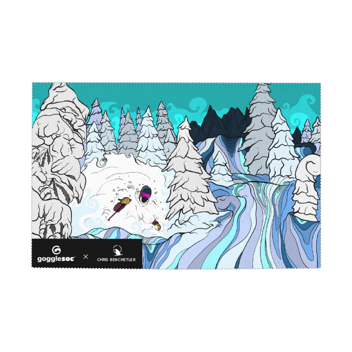 Gogglesoc Swipeout lens cloth - Into the white room Swipeout