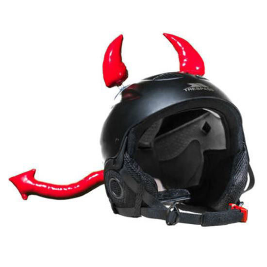 bike helmet with horns Devil Horns & Tail – HelmetHeads