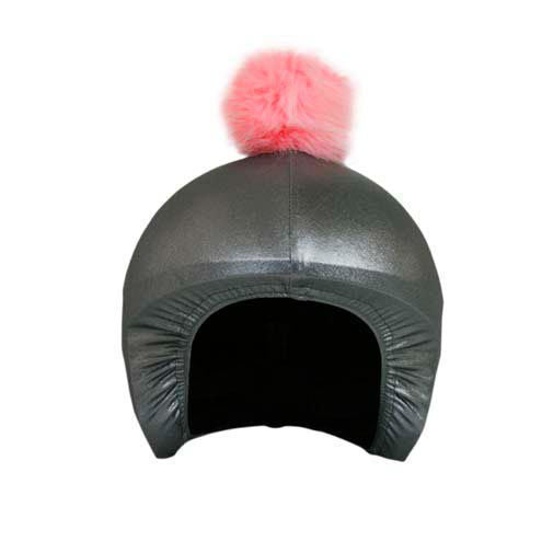 Coolcasc - Exclusive Pom Pom Silver/Pink Cover  (Silver Cover Pink Pom Pom)