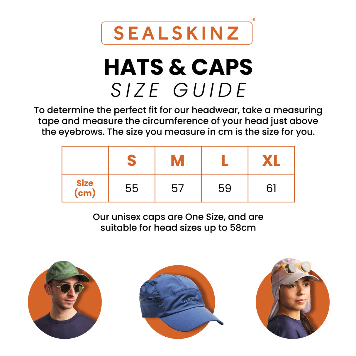 Sealkinz - Salle - Waterproof Foldable Peak Cap