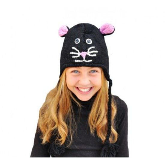 Picture of Pink Yak Black Cat Hat