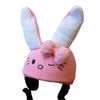 Kitty Bunny pink helmet cover