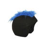 Coolcasc - Fluffy Blue Mohican Helmet cover NEW 22/23