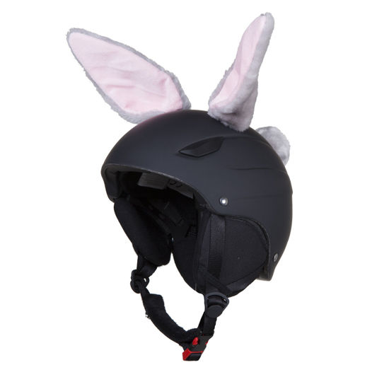 Hoxyheads rabbit helmet ears make your ski helmet a real eye-catcher. 