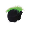Picture of Coolcasc - Show Time Fluffy Green Mohican  Helmet cover